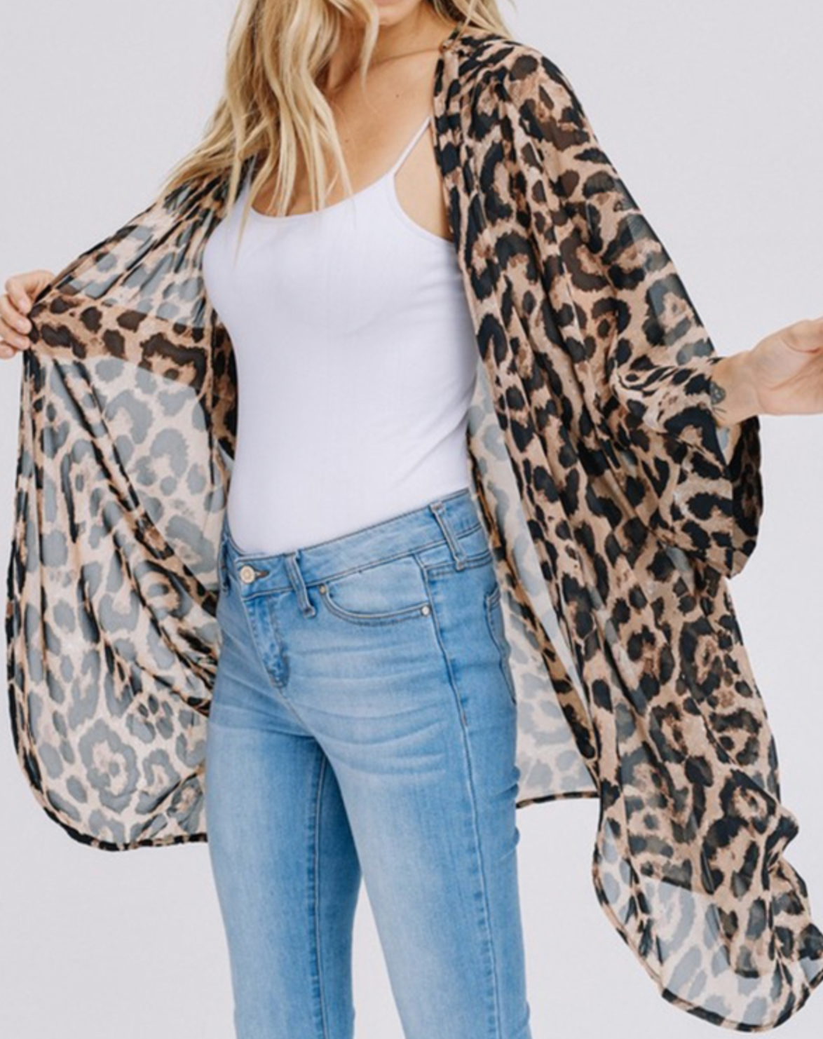 Leopard Kimono Curvy