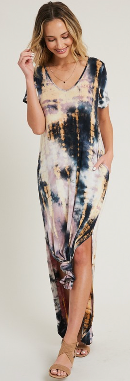Whinnie Tie-Dye Maxi Dress