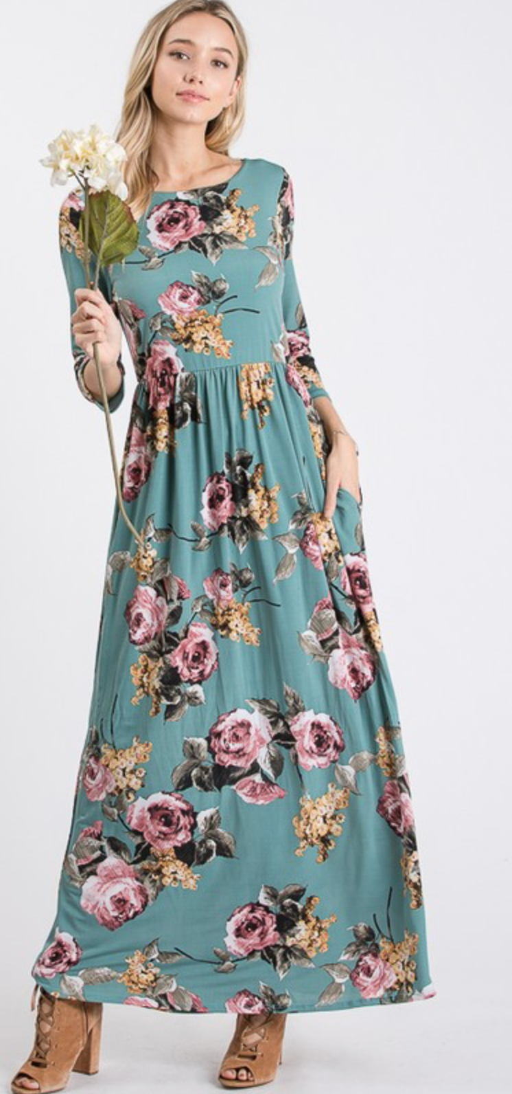 Delilah Floral Maxi Dress
