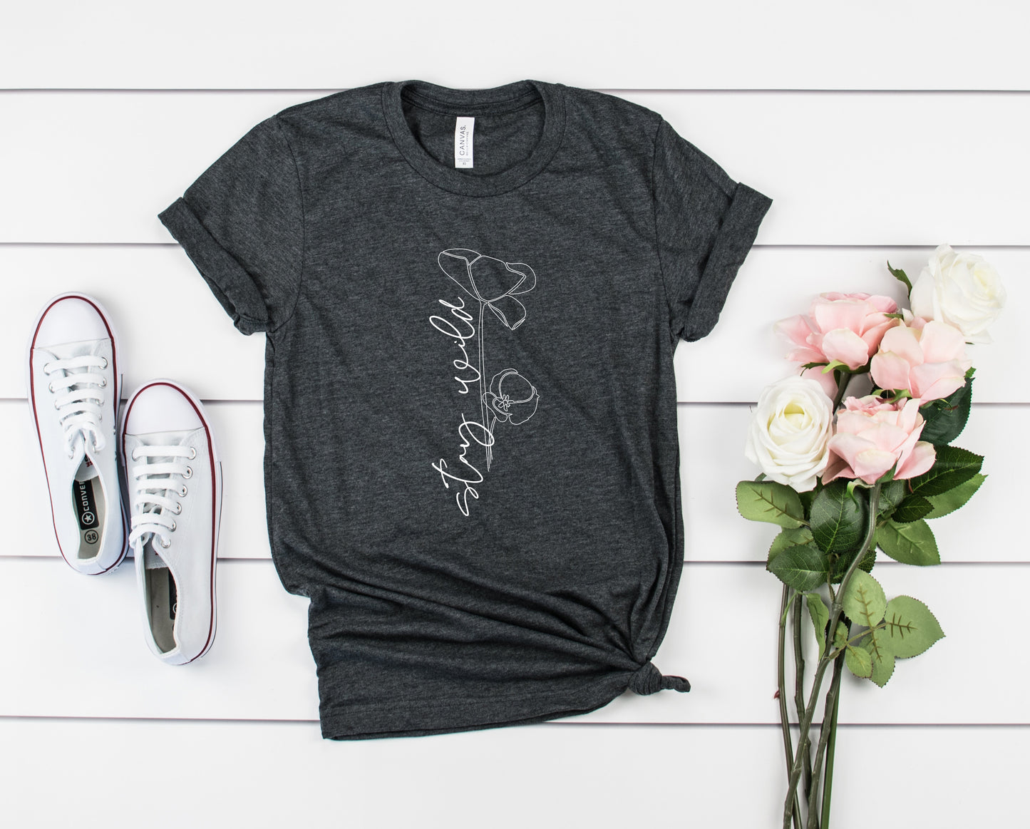 Stay Wild Bella+Canvas Premium Graphic Tee