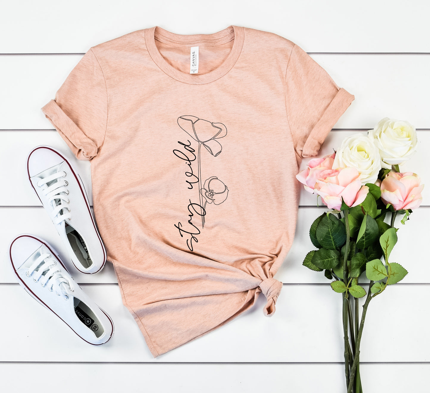 Stay Wild Bella+Canvas Premium Graphic Tee