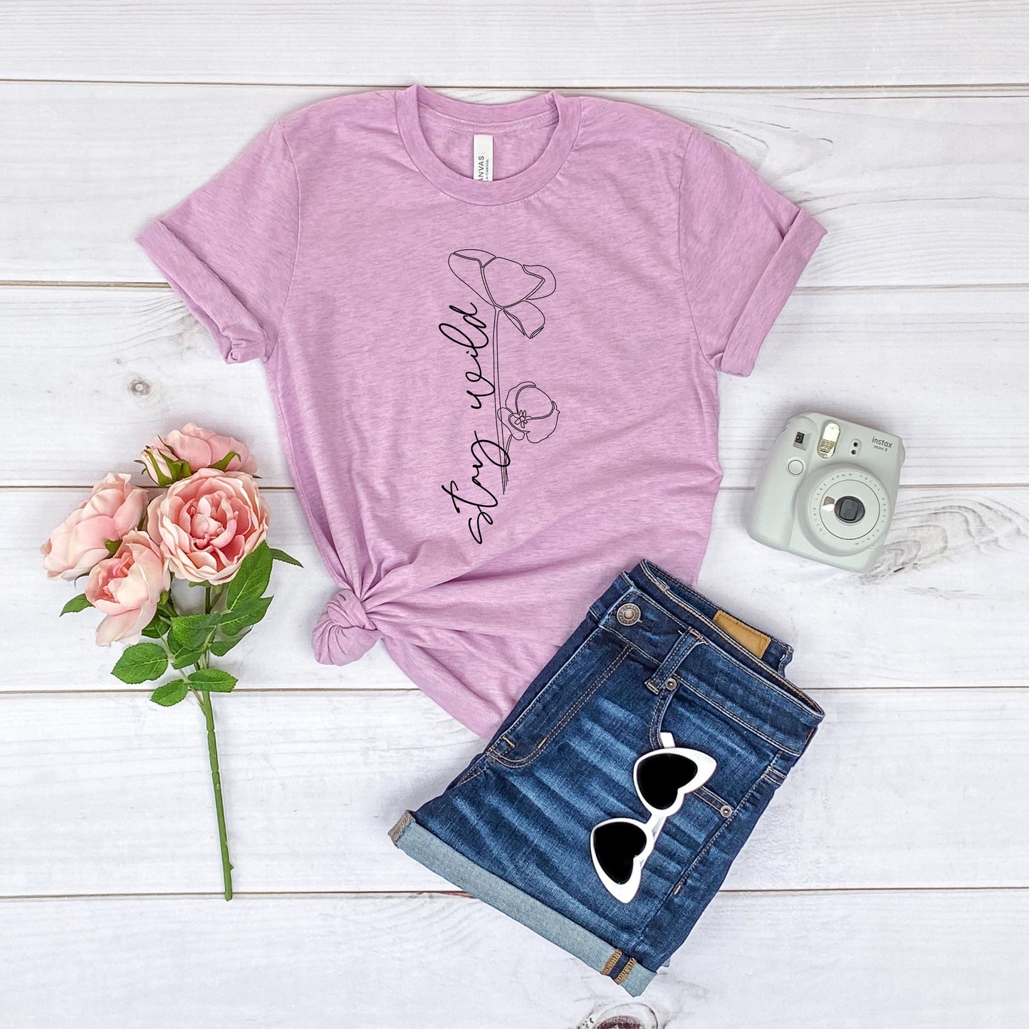 Stay Wild Bella+Canvas Premium Graphic Tee
