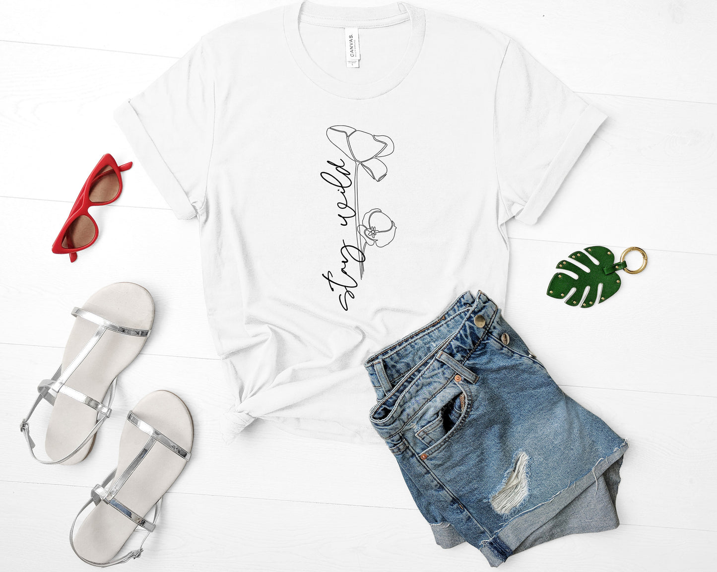 Stay Wild Bella+Canvas Premium Graphic Tee