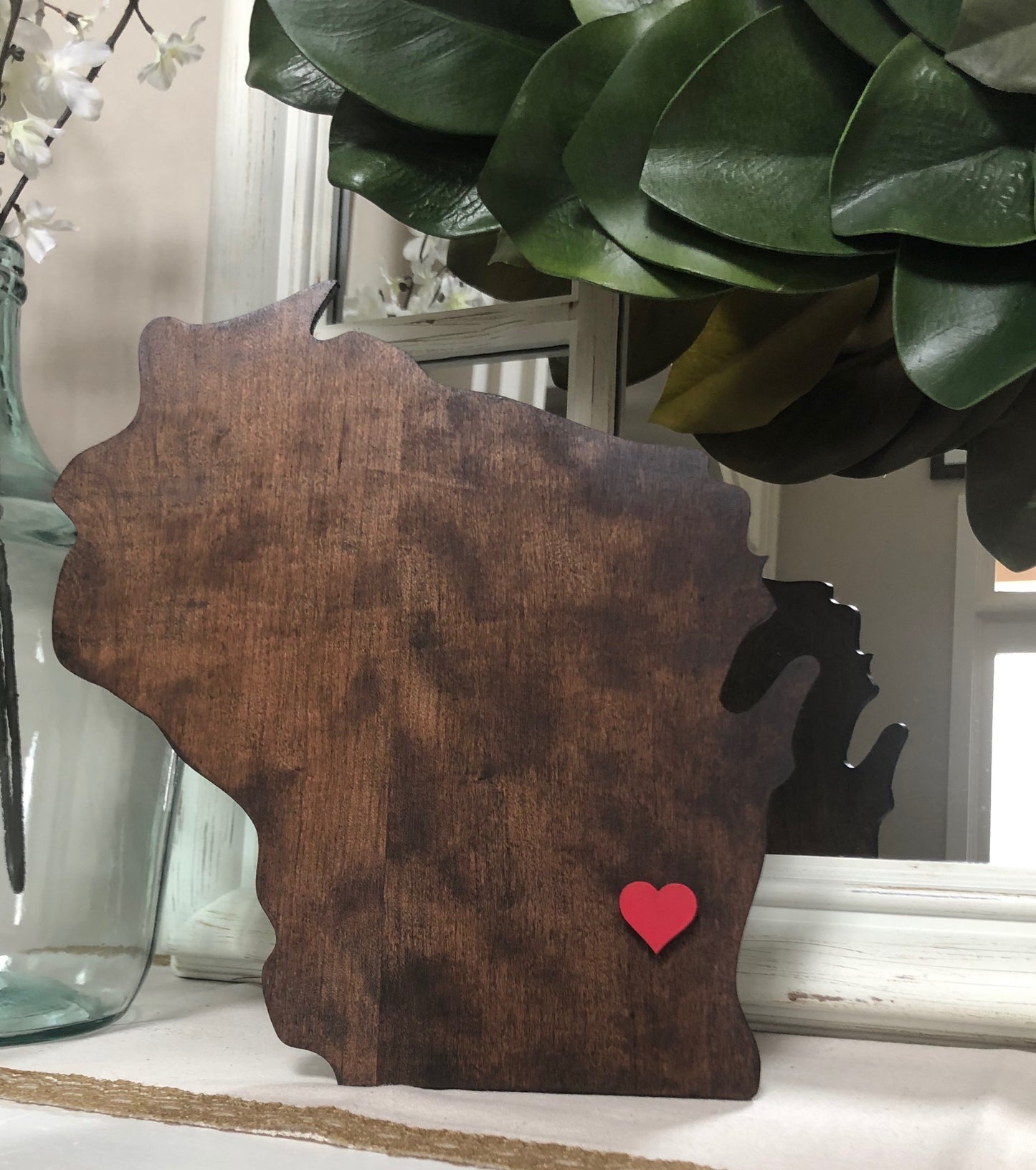 State Cutouts with Heart