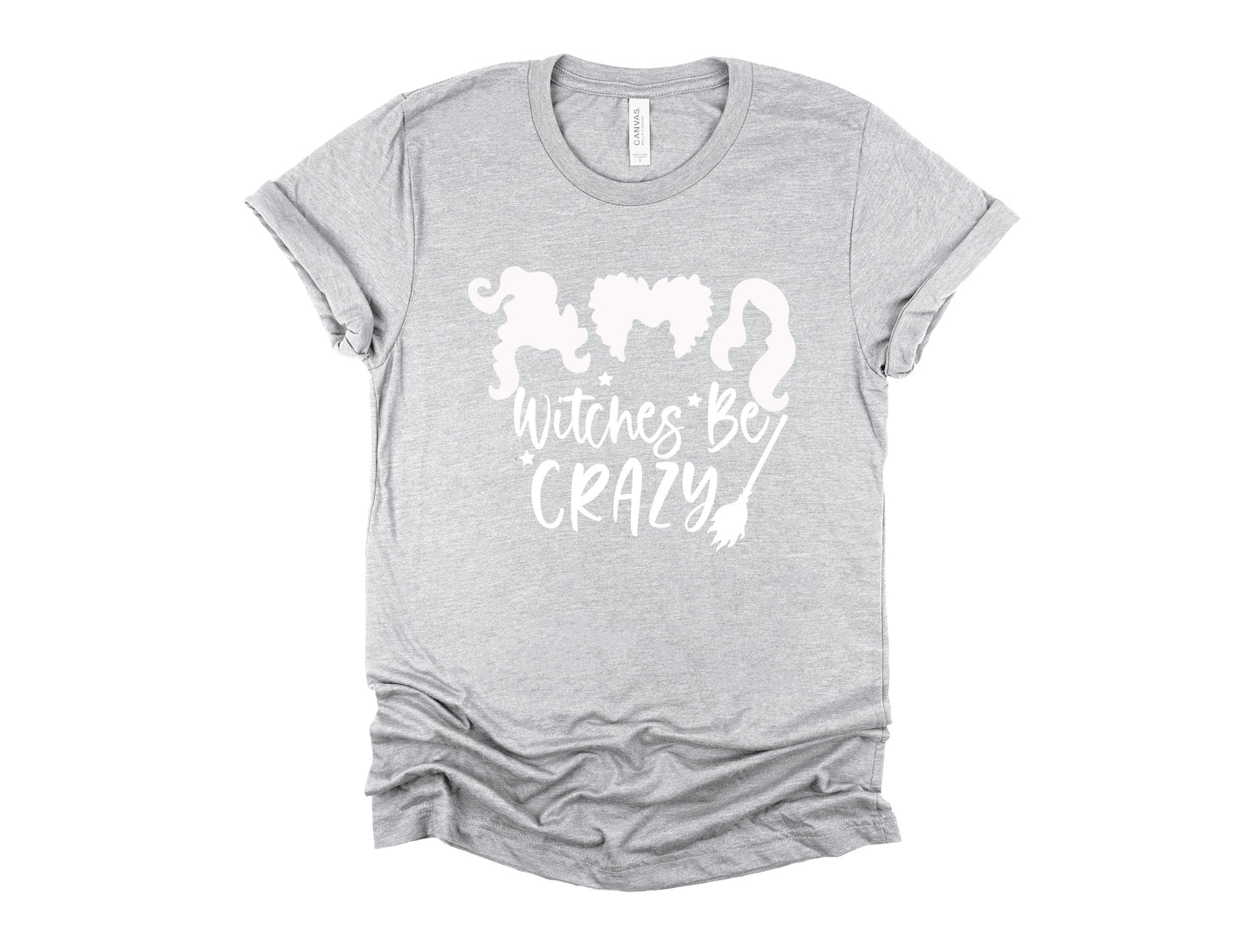 Witches Be Crazy Halloween Collection Bella+Canvas Premium Graphic Tee