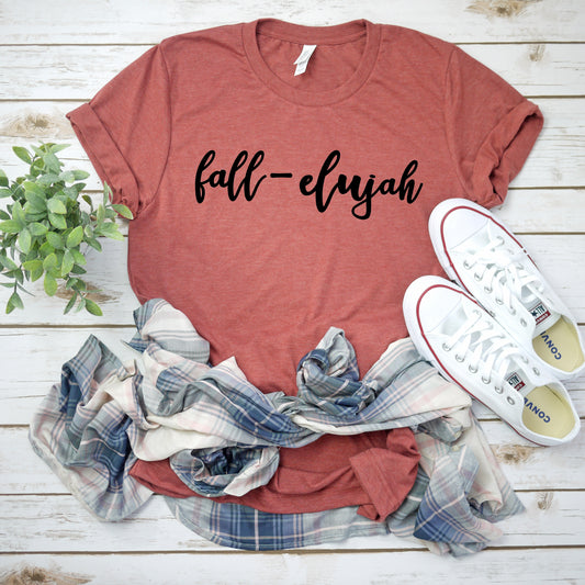 fall-elujah Bella+Canvas Premium Graphic Tee