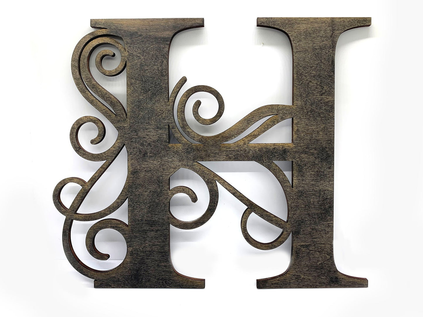 Maple Wood Monogram with Easel Stand - Outdoor Sealant Included