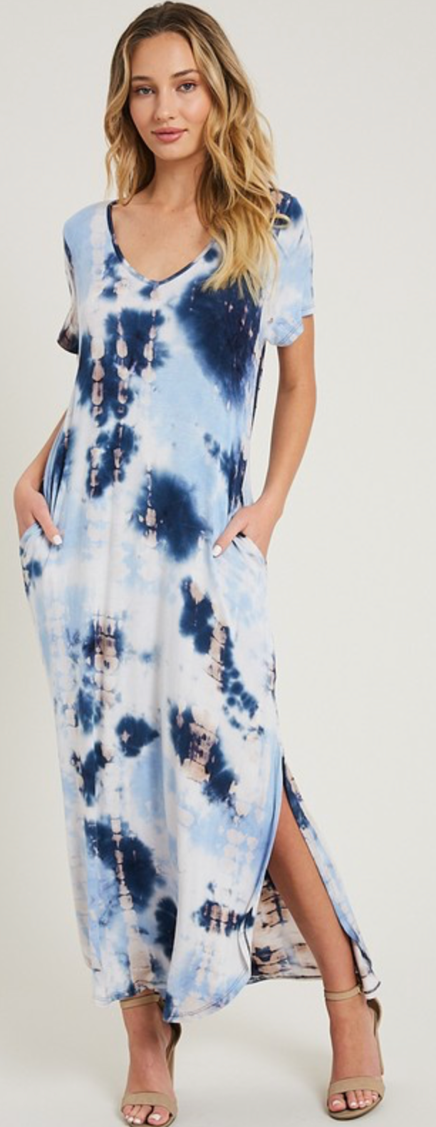 Maxi dress tie-dye