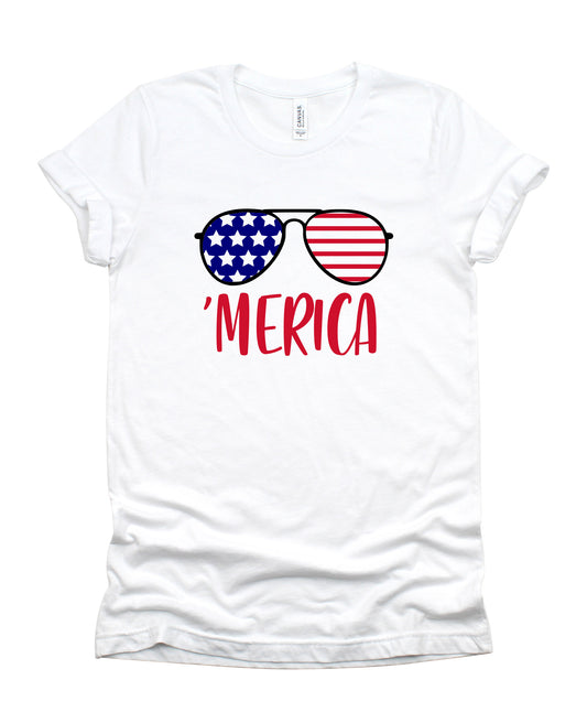 'MERICA Bella+Canvas Premium Graphic Tee
